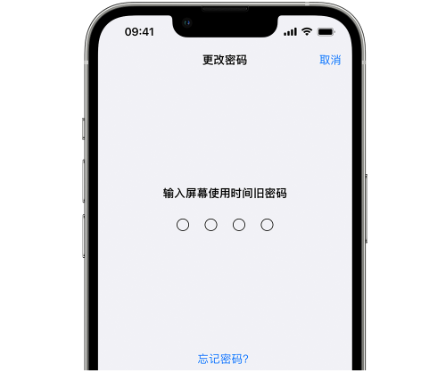 九真镇iPhone屏幕维修分享iPhone屏幕使用时间密码忘记了怎么办 