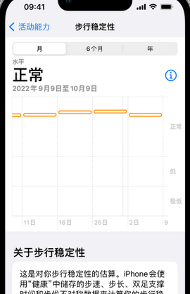 九真镇iPhone手机维修如何在iPhone开启'步行稳定性通知'