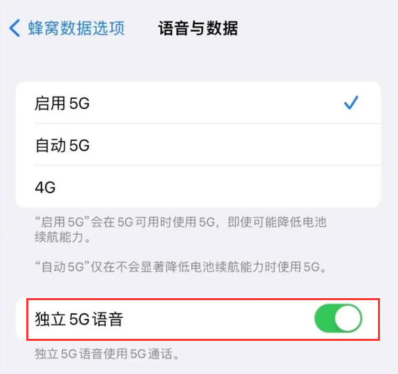 九真镇苹果14维修分享iPhone 14 Pro如何开启VoNR 