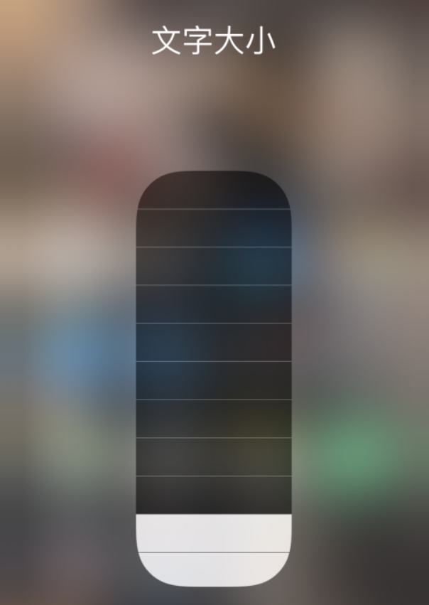 九真镇苹果手机维修分享小技巧：在 iPhone 控制中心快速调节字体大小 