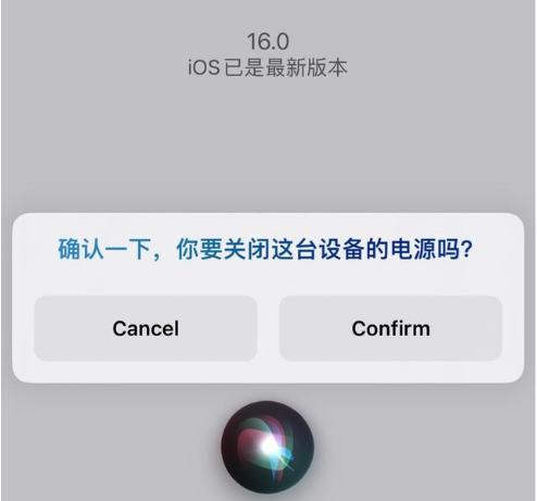 九真镇苹果手机维修分享iOS 16 Beta5为什么要取消Siri语音关机功能 