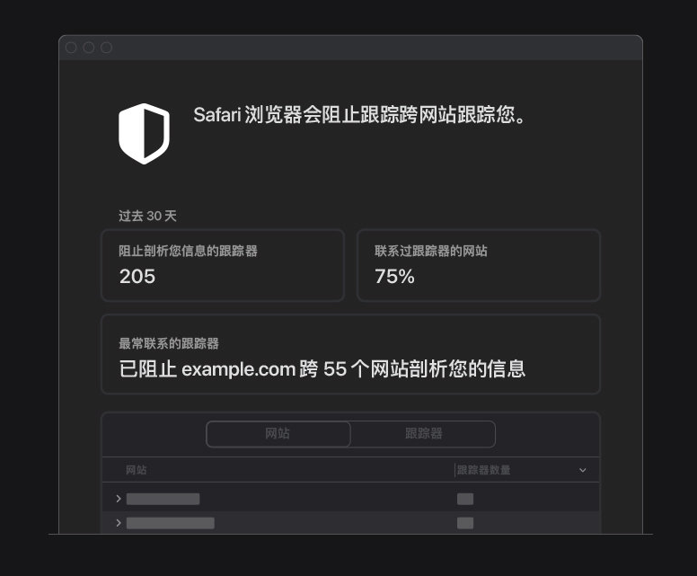 九真镇苹果手机维修分享如何在 Safari 浏览器中查看和打开隐私报告 